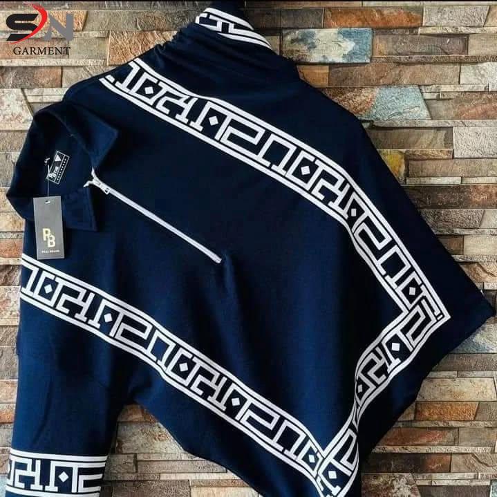 Half Zip printed T-Shirt