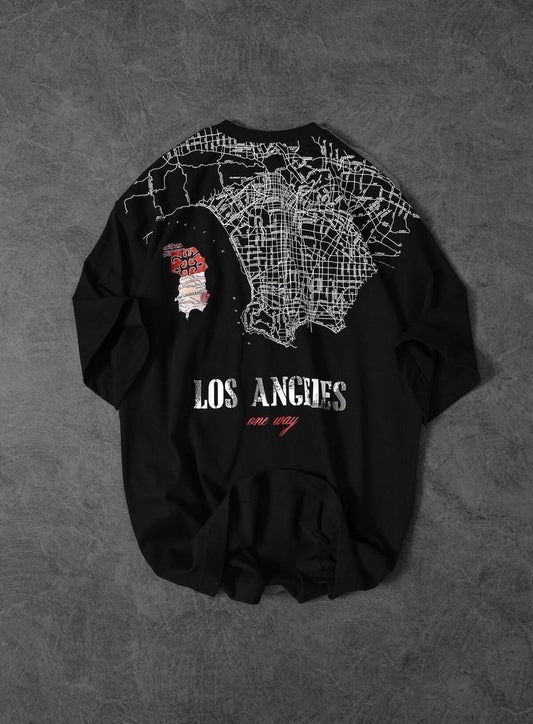 Los Angeles Printed Dropshoulder